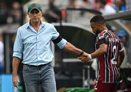 Renato Gaúcho, durante un partido del Mundial de Clubes