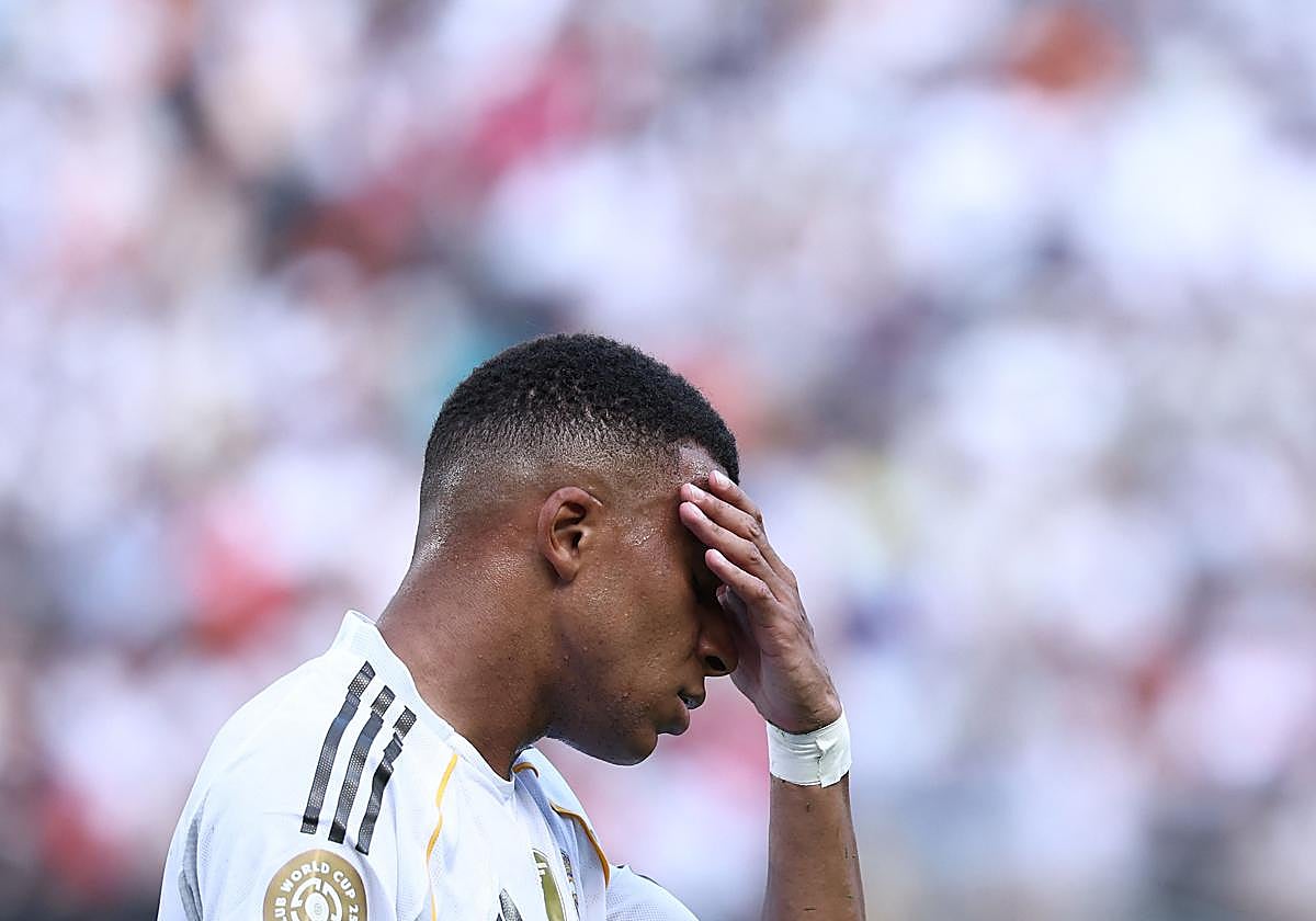 Kylian Mbappé, durante el último partido contra el PSG