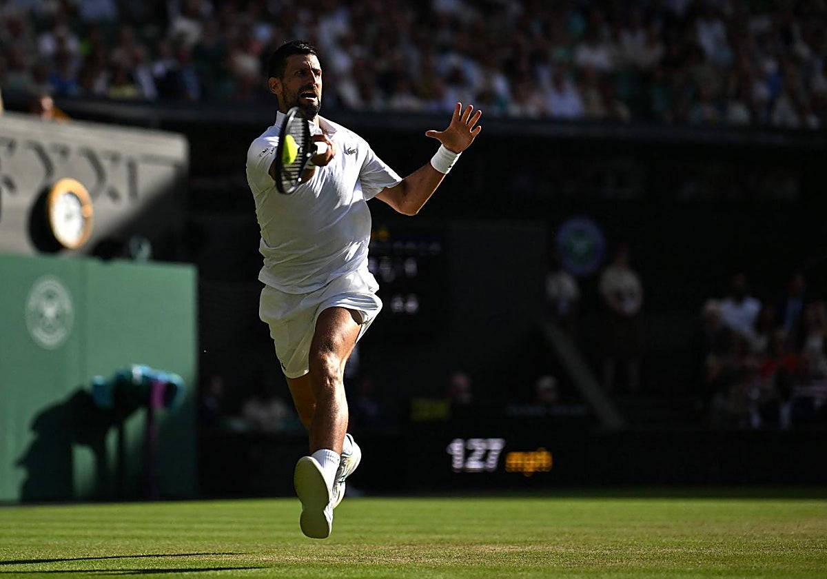 Todas las estadísticas del Sinner - Djokovic en Wimbledon