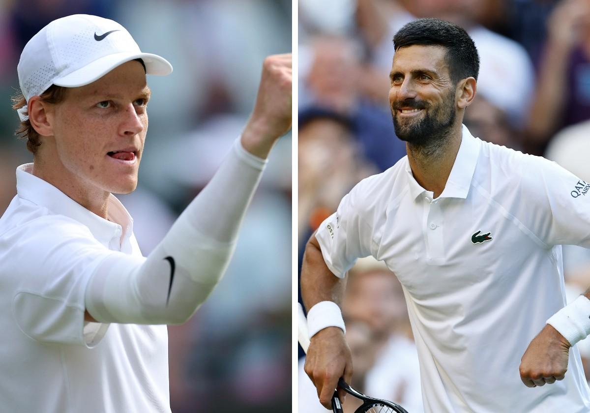 Dónde ver en televisión y online Sinner - Djokovic y a qué hora es el partido de semifinales de Wimbledon hoy