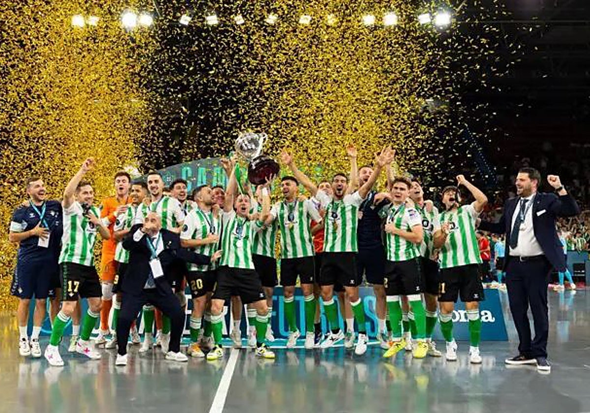 El Betis conquistó la Copa del Rey hace solo un año