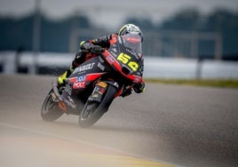 Muñoz y Rueda saldrán cuarto y duodécimo en Sachsenring tras una sesión accidentada y con lluvia