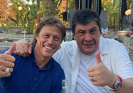 Matías Almeyda se reencuentra con un viejo amigo