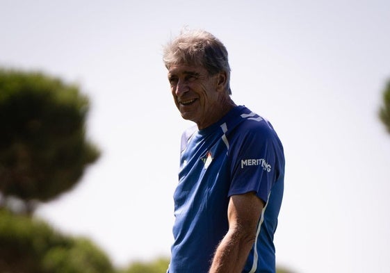 Pellegrini, durante un entrenamiento en Portugal