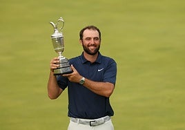 La apisonadora de Scottie Scheffler no da opción en Royal Portrush