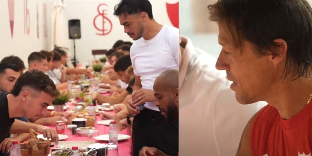 Almeyda hace grupo invitando a la plantilla del Sevilla FC a una cena en la ciudad deportiva
