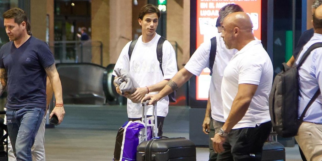 Valentín Gómez llega a Sevilla para firmar con el Real Betis