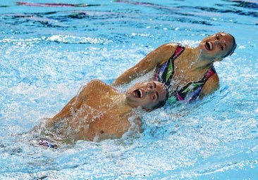 Mireia Hernández y Dennis González, plata en el dúo mixto técnico