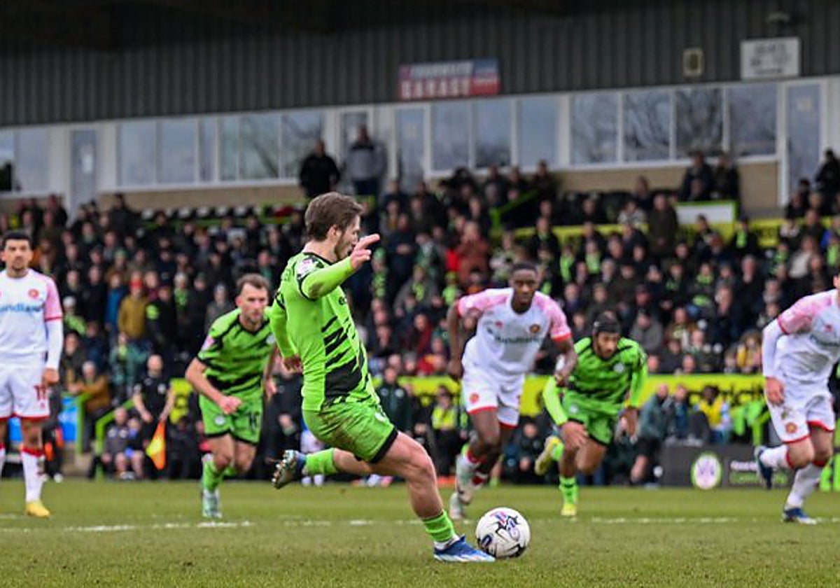 Un partido del encuentro del Forest Green Rovers, que pondrá en marcha la iniciativa