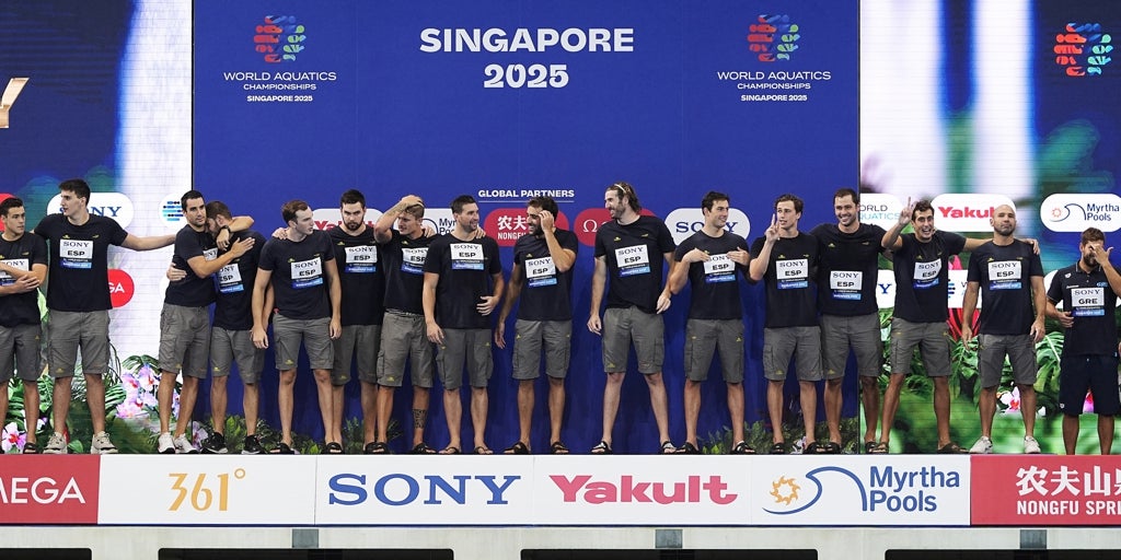 El sevillano Miguel de Toro, de nuevo campeón del mundo con la selección española de waterpolo