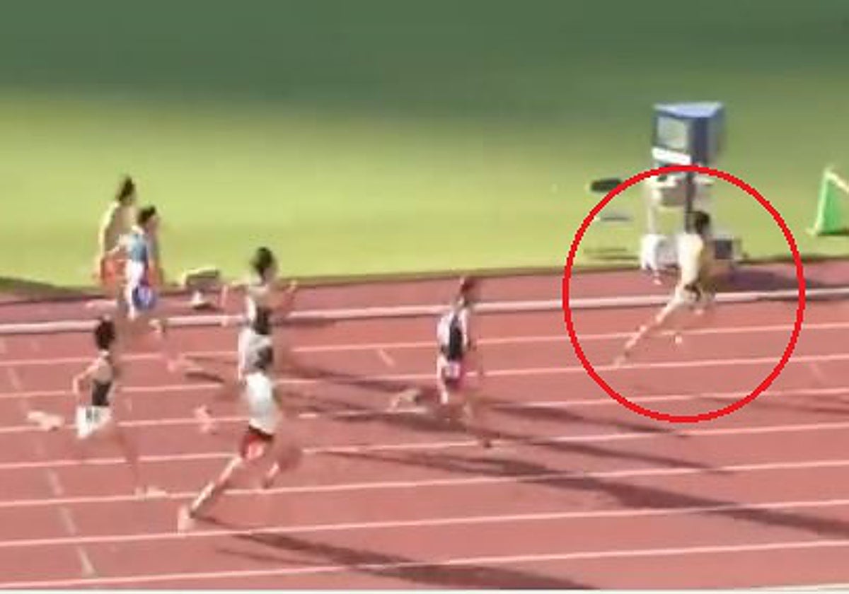 Sorato Shimizu en acción