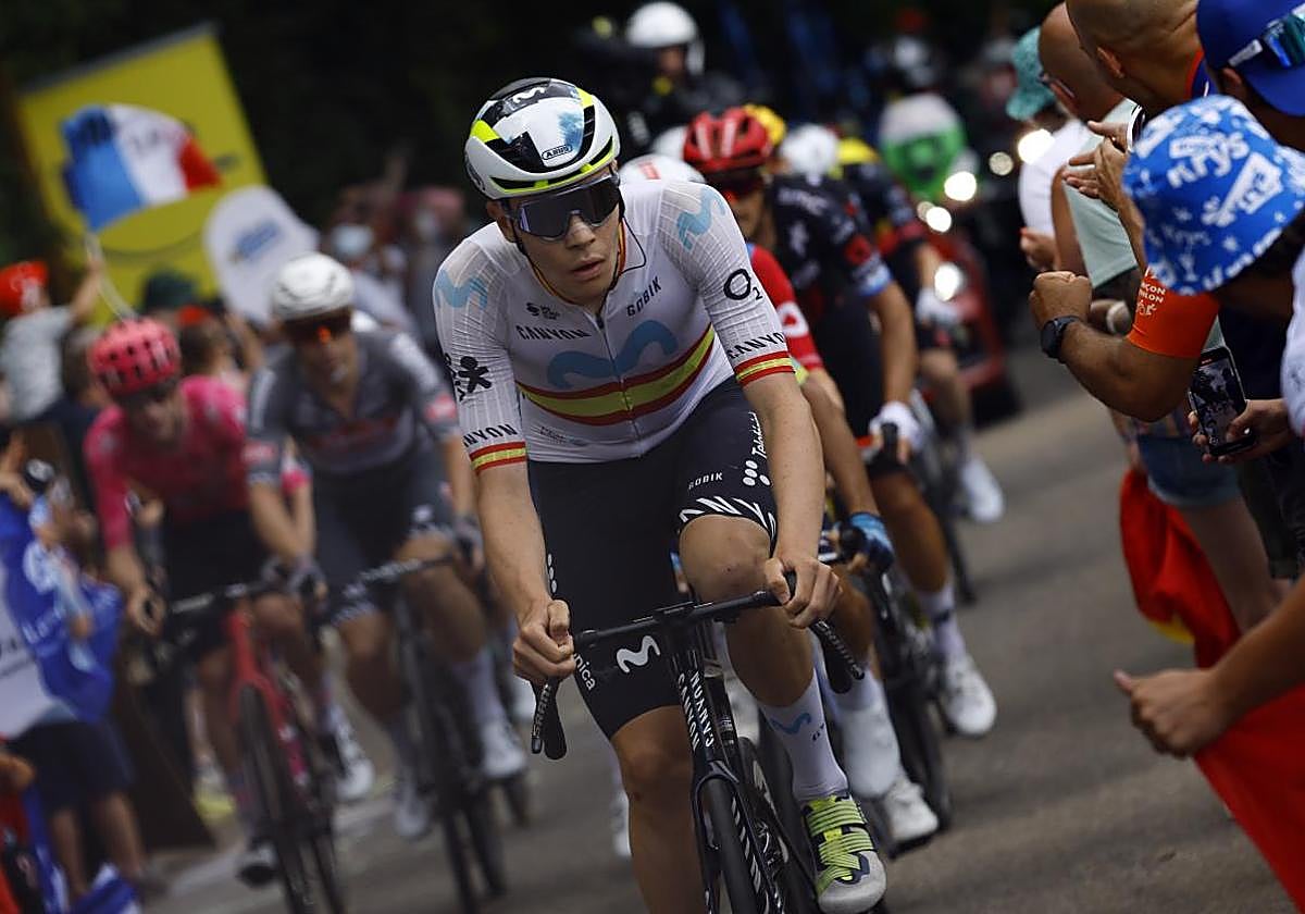 Iván Romeo, uno de las pocas buenas noticias del ciclismo español en el Tour