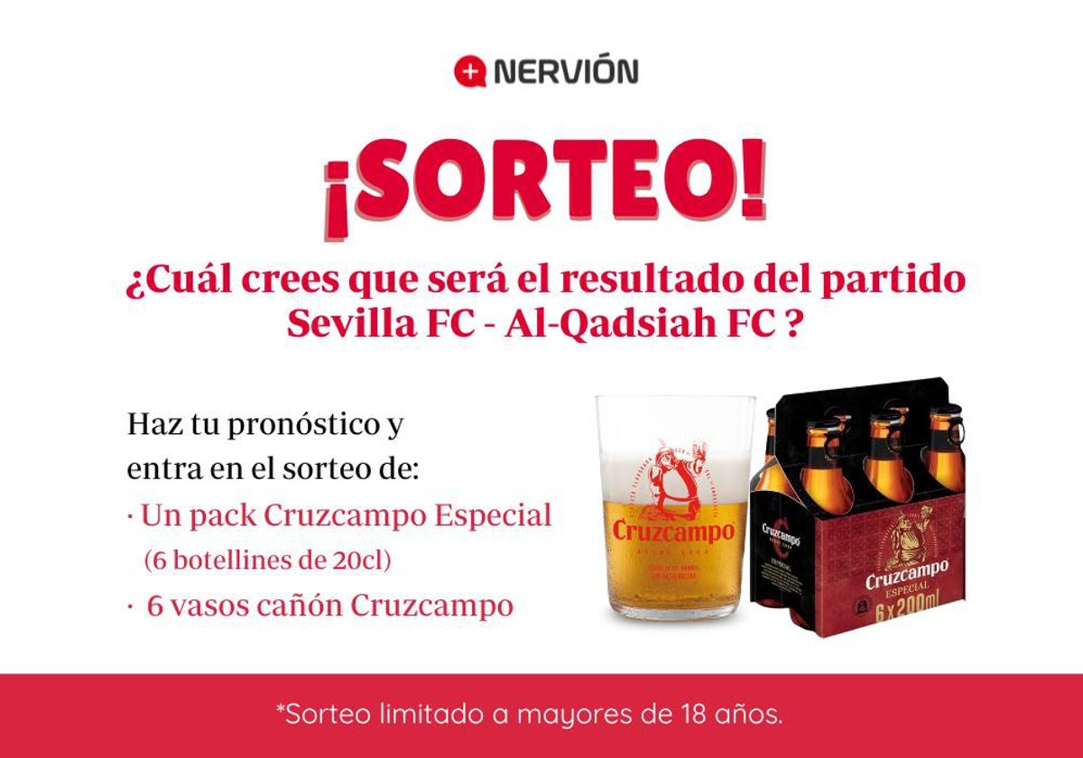 Sorteo de packs exclusivos Cruzcampo con +Nervión