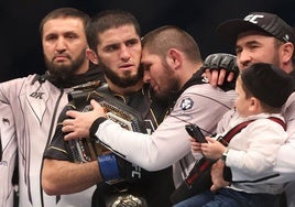 El dardo envenenado de Khabib a Topuria: «Della Maddalena es el rival más duro de Makhachev»