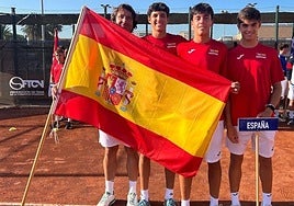 El sevillano Adolfo Abascal buscará con el equipo español una plaza para la Copa Davis Júnior