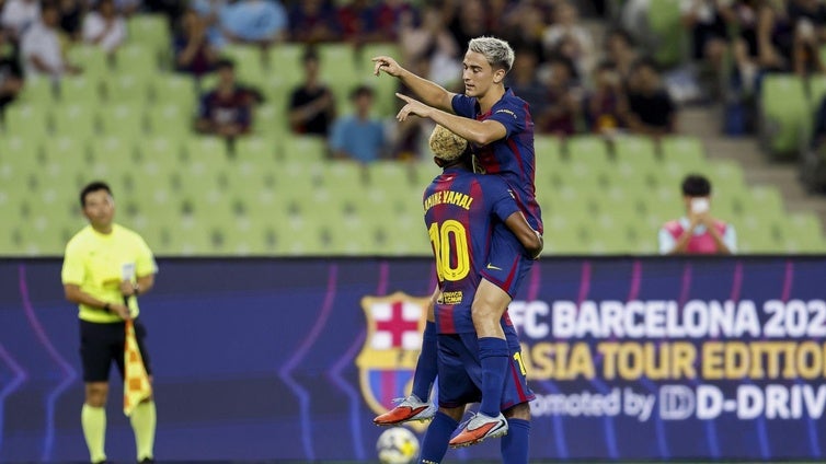 El Barcelona arrasa en su último amistoso en Asia