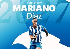 Mariano Díaz, que se fue del Sevilla sin marcar, firma dos años con el Alavés