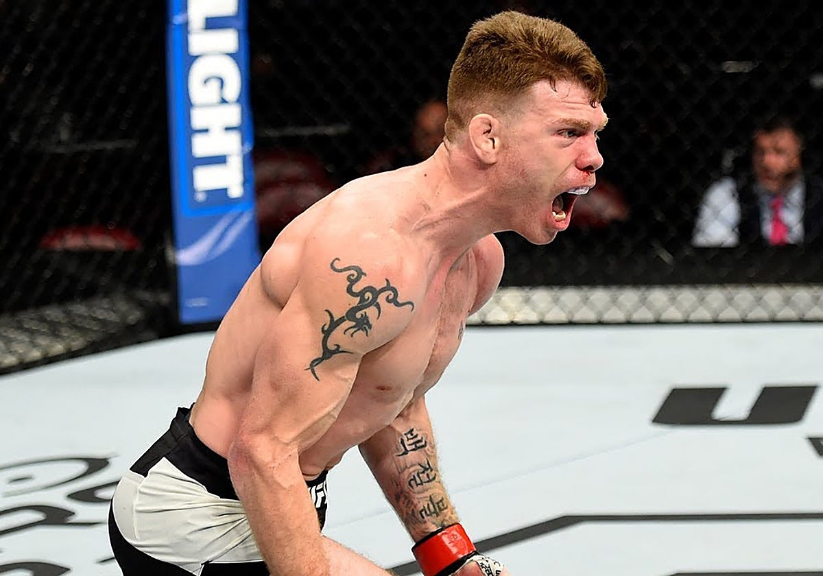 Paul Felder, durante sus días como luchador de la UFC