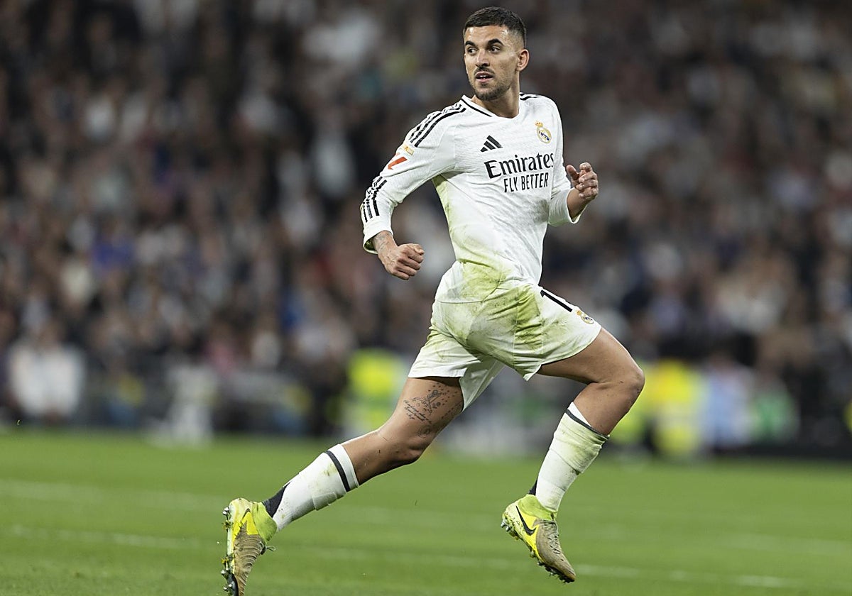 Ceballos, durante un partido con el Madrid la temporada pasada