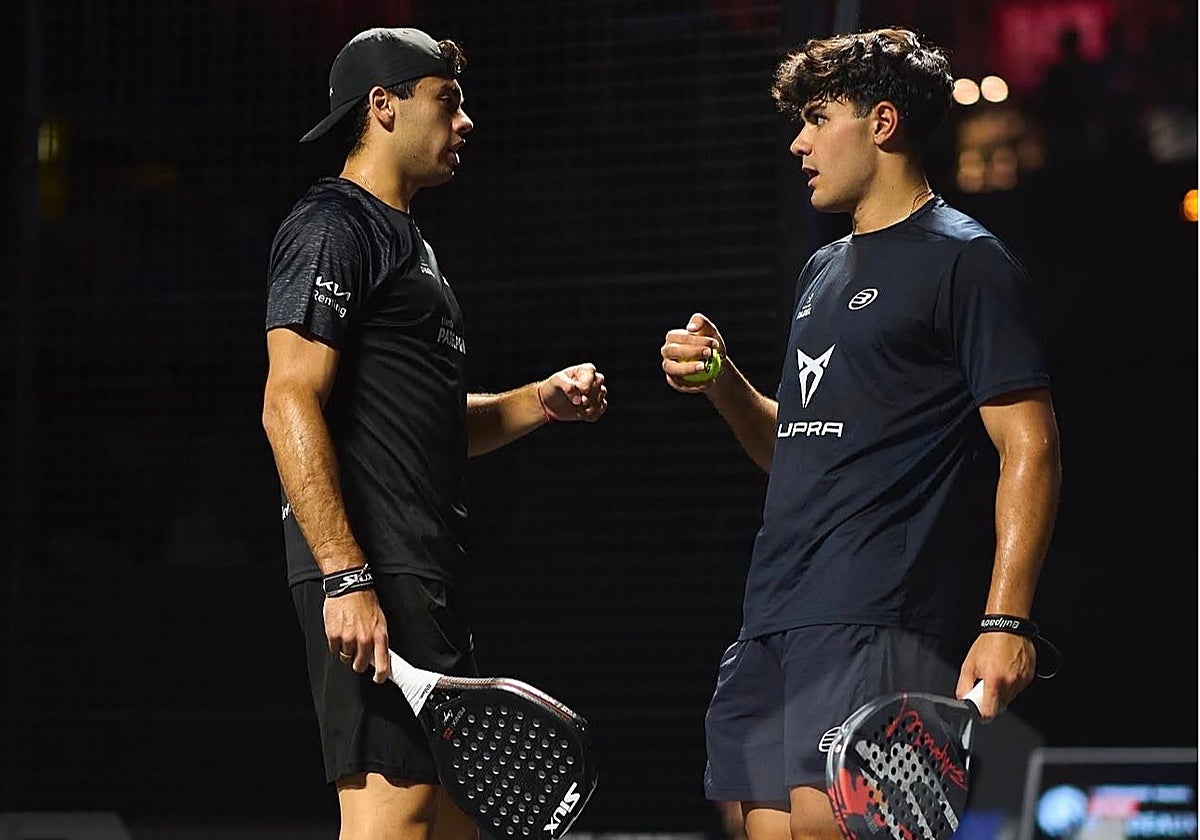 Leo Augsburger y Pablo Cardona durante su etapa juntos