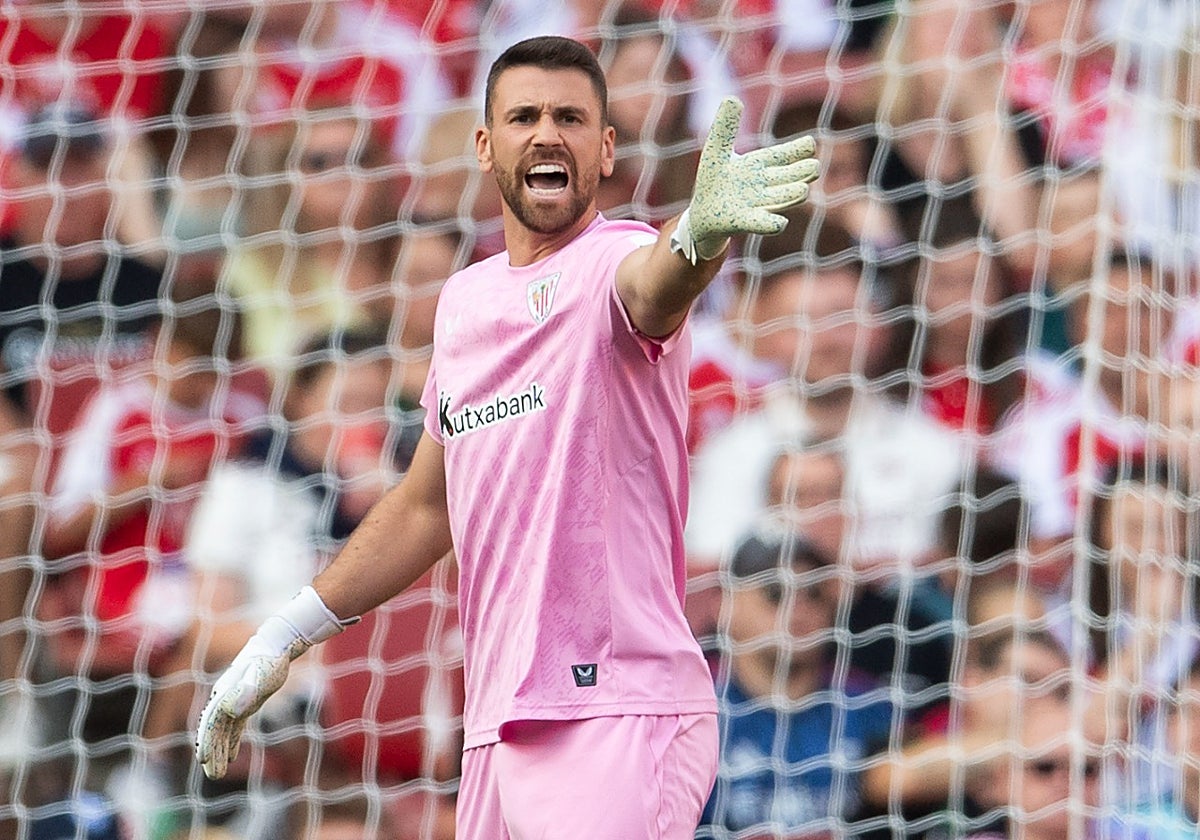 Unai Simón, guardameta del Athletic Club