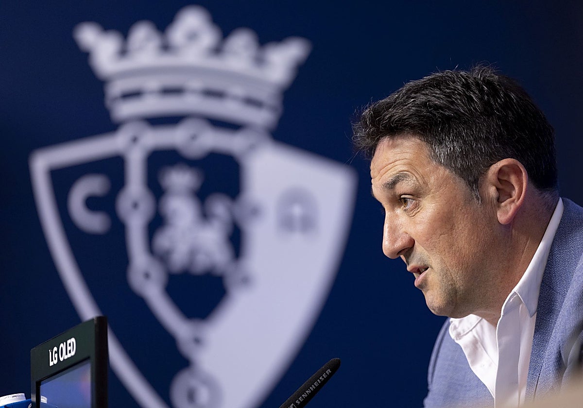 Braulio Vázquez, director deportivo de Osasuna