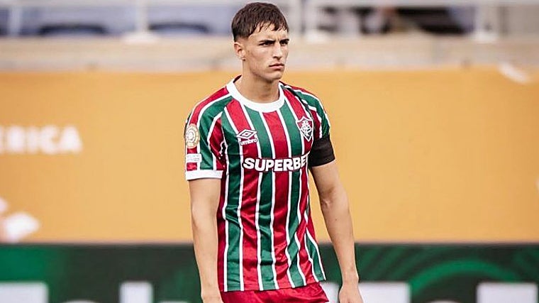 Facundo Bernal, en uno de los partidos del Fluminense en el Mundial de Clubes