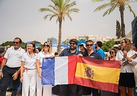 Cartagena despide con honores a los siete barcos partipantes en la vuelta a Europa