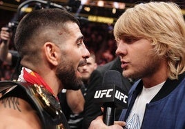 Ilia Topuria, cara a cara con Paddy Pimblett