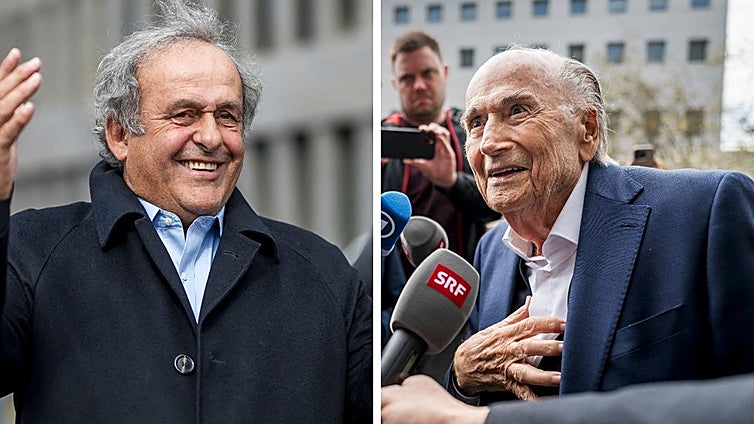 Joseph Blatter y Michel Platini, finalmente absueltos de sus cargos de corrupción