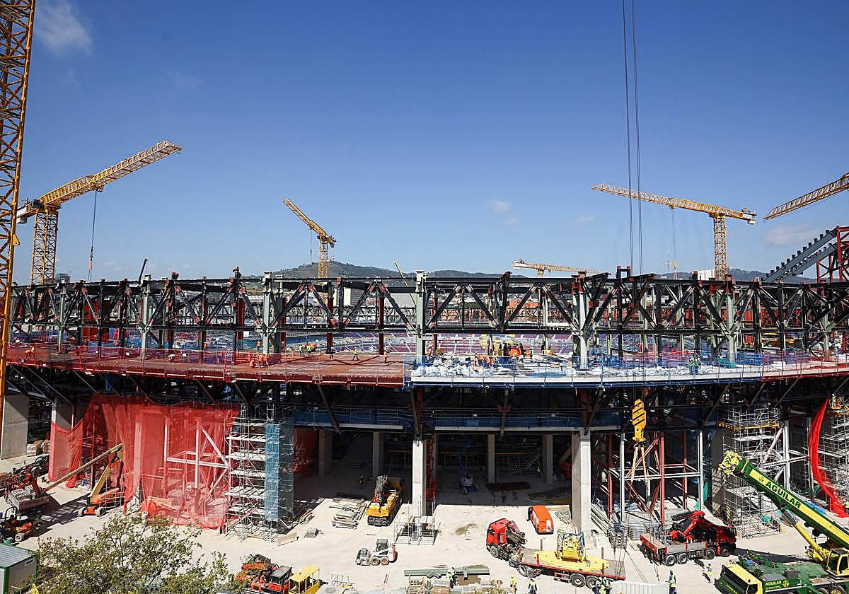 Obras en el Spotify Camp Nou.