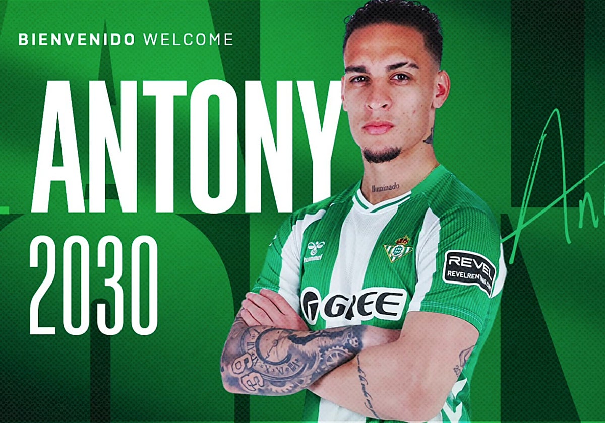 Oficial: Antony ya es jugador del Betis hasta el 2030