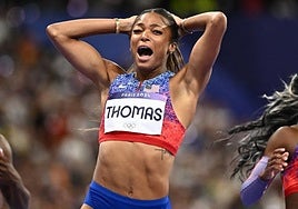El Mundial pierde a una de sus estrellas: Gabby Thomas, baja por lesión