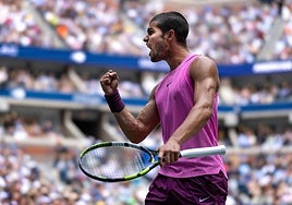 Buenas noticias para Alcaraz: el 'cenizo' Drake apuesta 300.000 dólares por Sinner