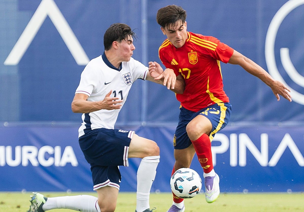 Morante, durante el duelo ante Inglaterra