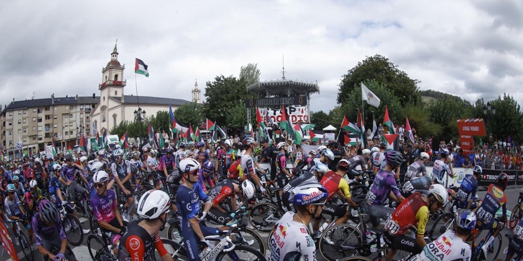 Los activistas pro Palestina hackean la radio oficial de la Vuelta
