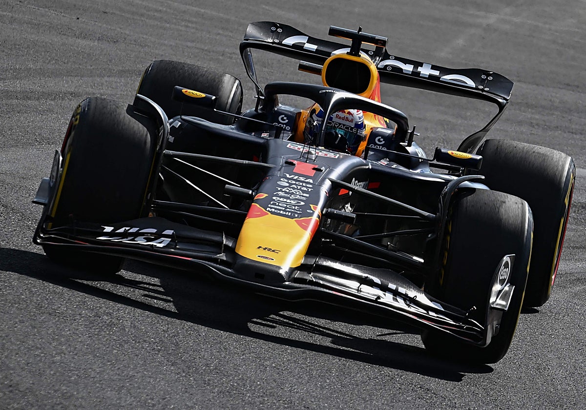 Verstappen, durante el Gran Premio de Monza