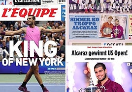 El triunfo de Alcaraz ante Sinner en Nueva York pone el mundo a sus pies: «Rey Carlos VI»