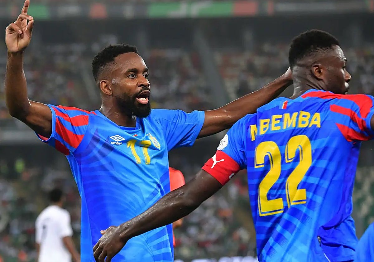 Cedric Bakambu, en un partido con su selección