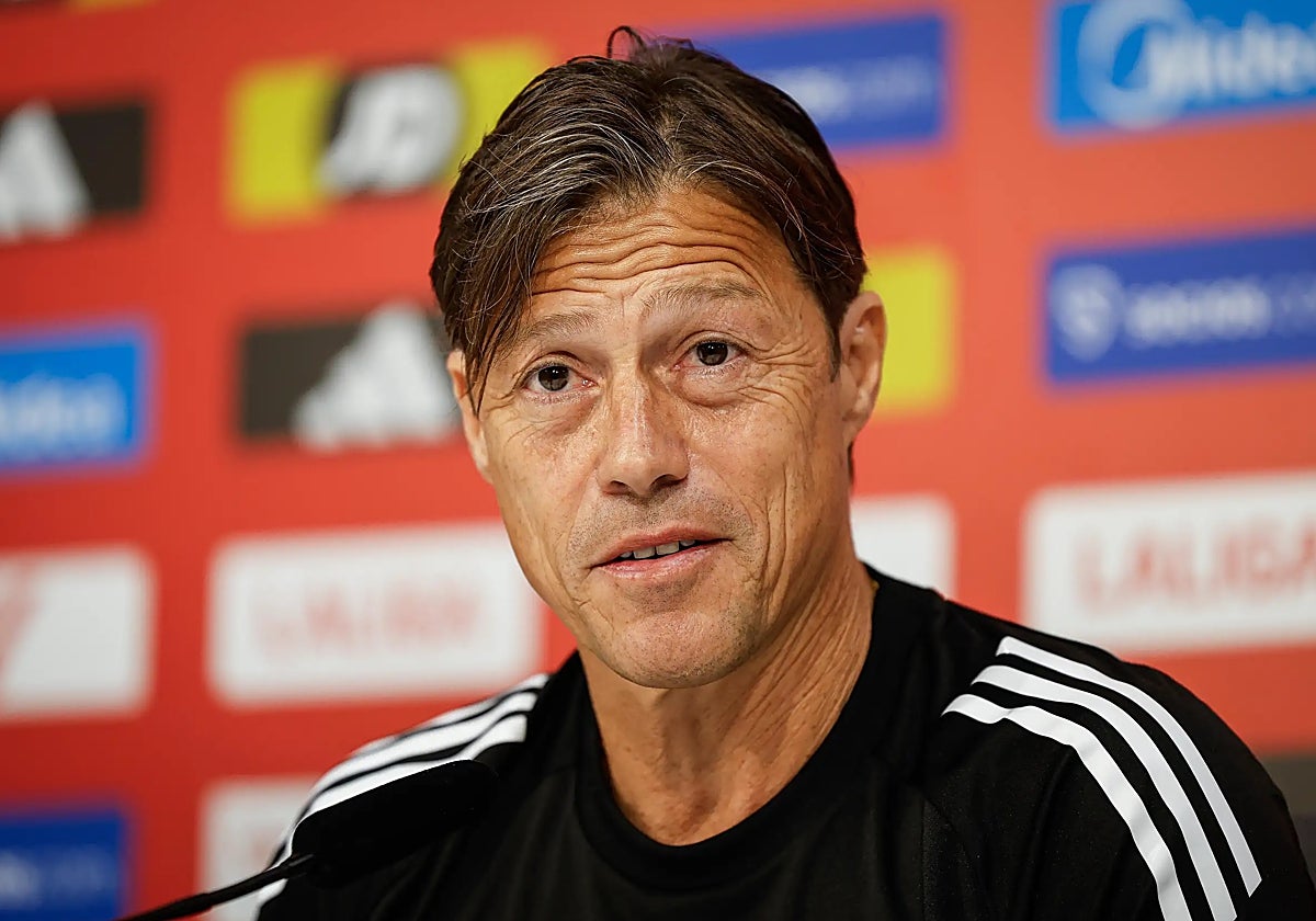 El entrenador del Sevilla, Matías Almeyda