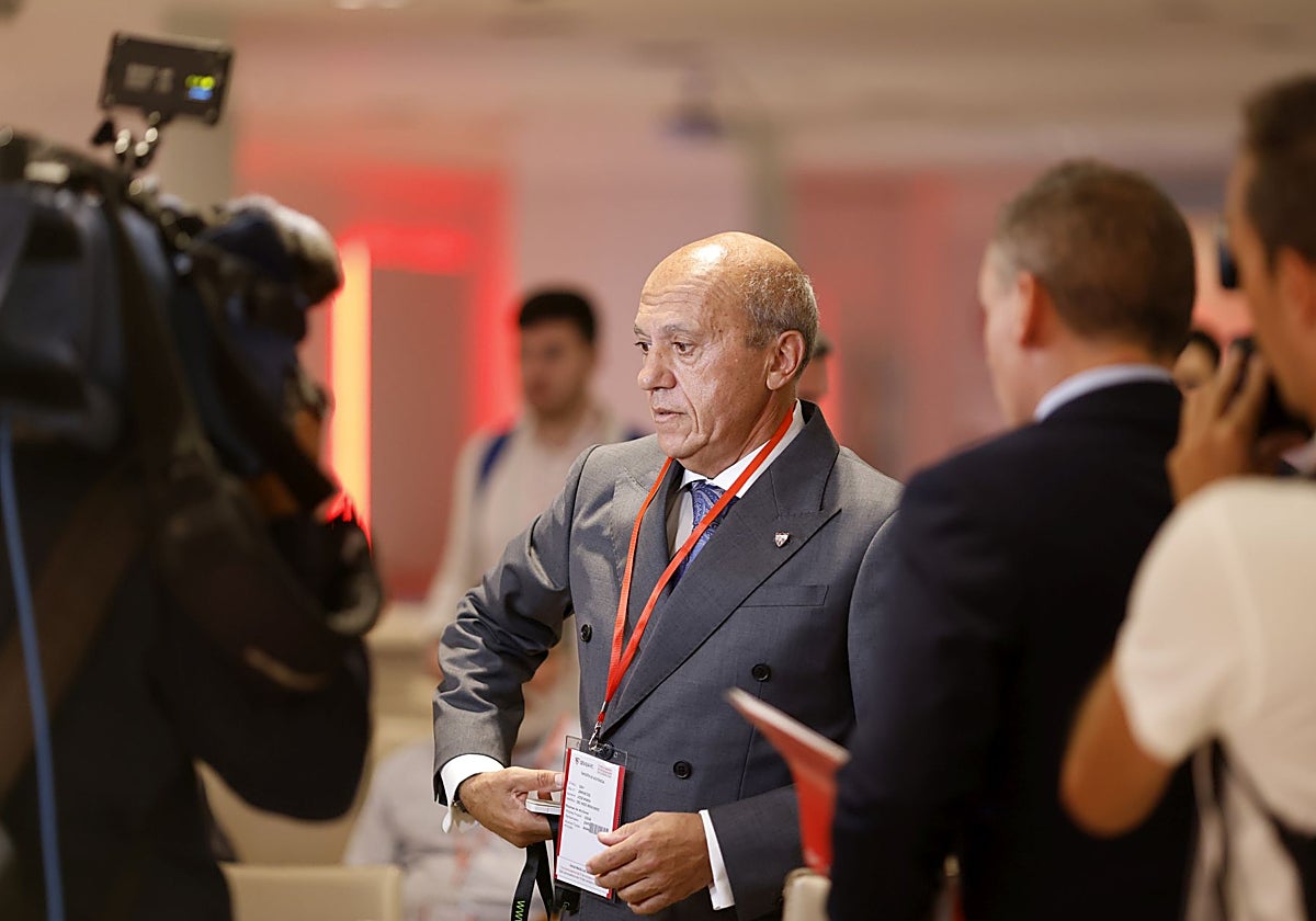 José María del Nido Benavente, en una Junta de accionistas del Sevilla