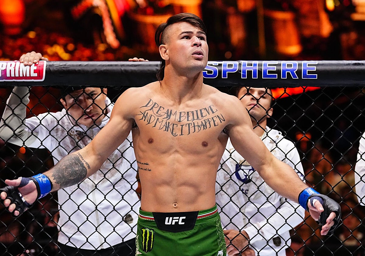 Diego Lopes, ante de un combate