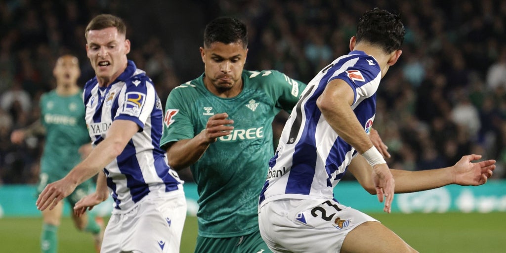 El Betis ha ganado uno de los últimos cinco duelos ante la Real Sociedad
