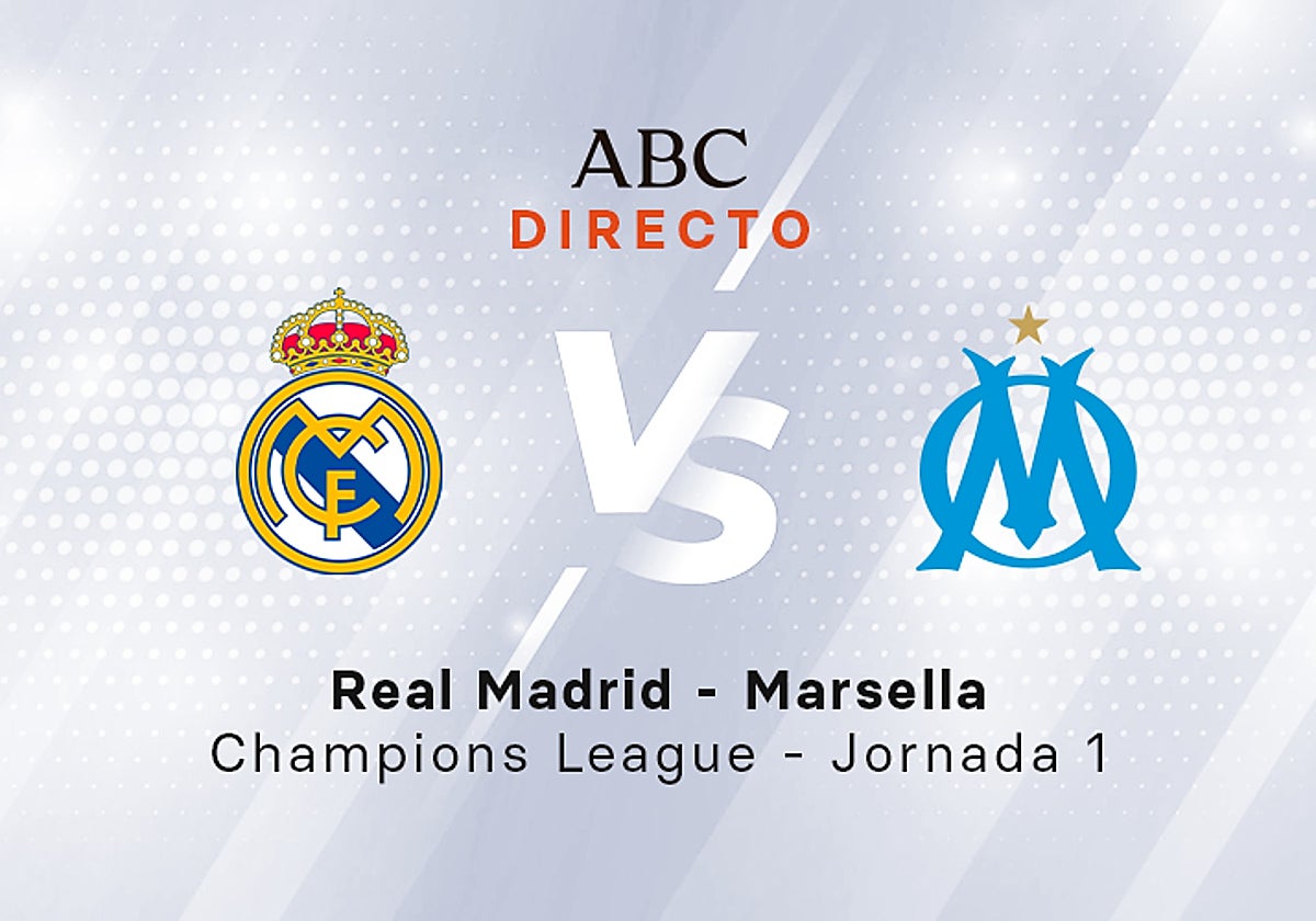 Real Madrid - Marsella, estadísticas del partido de la Liga de Campeones