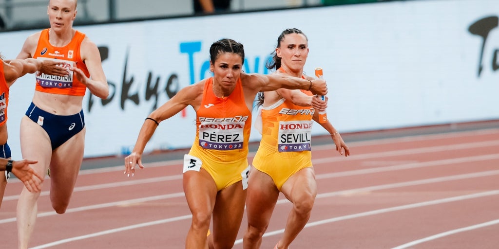 El relevo 4x100 de la sevillana Maribel Pérez se planta en la final del Mundial de Tokio