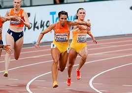 El relevo 4x100 de la sevillana Maribel Pérez se planta en la final del Mundial de Tokio