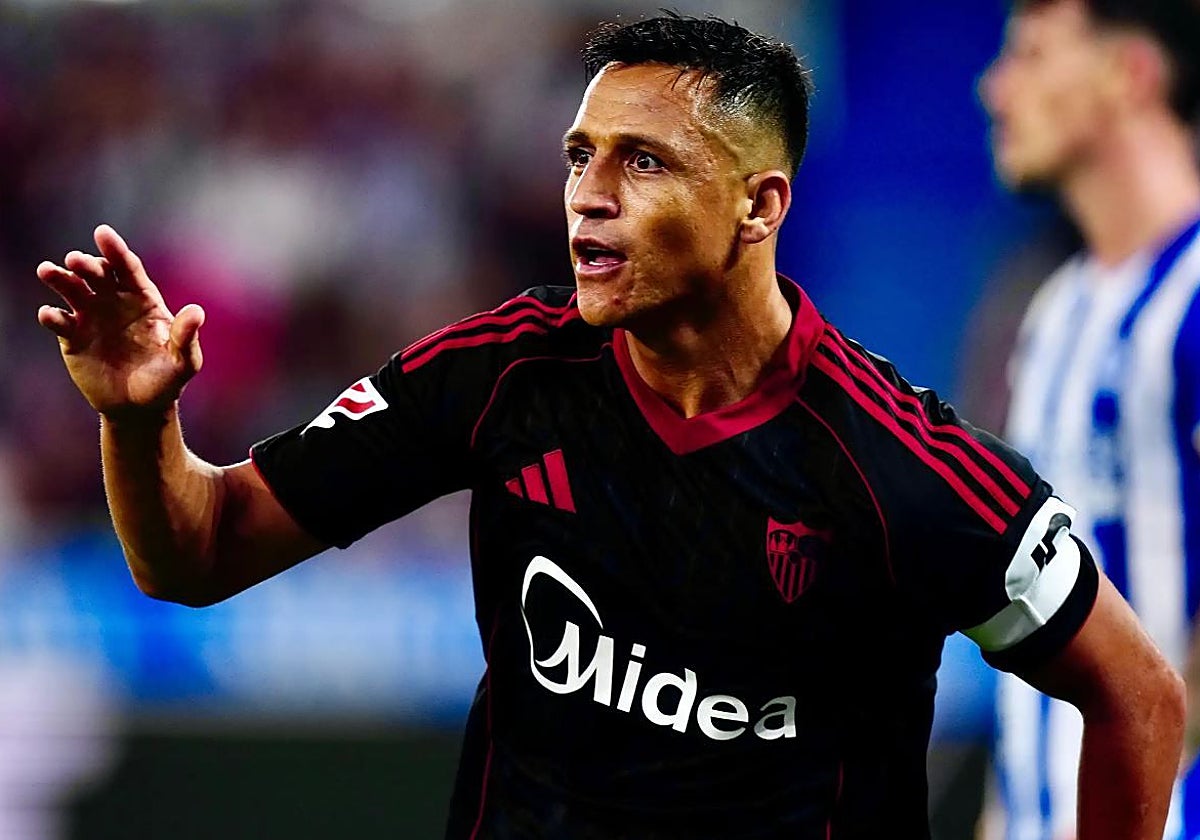 Alexis Sánchez en el Alavés - Sevilla
