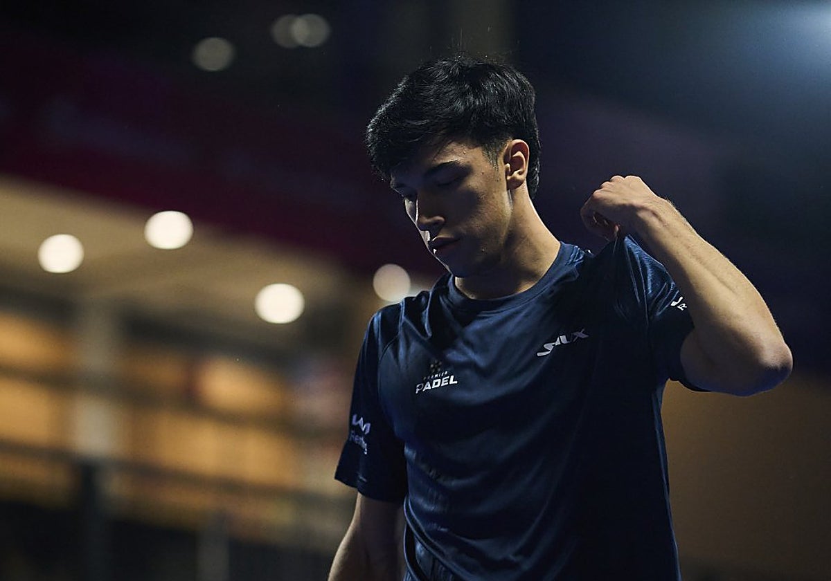 Tino Libaak durante el torneo en Alemania