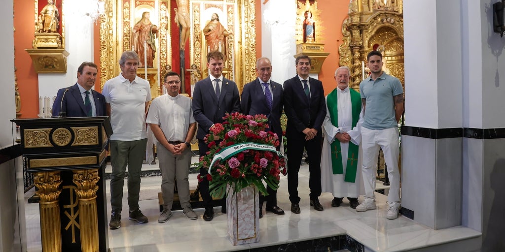 El Betis realizará su ofrenda floral de inicio de curso al Cristo de la Expiración del Museo