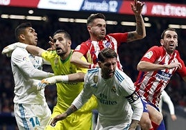 Una victoria del Real Madrid en los últimos seis años en el Metropolitano